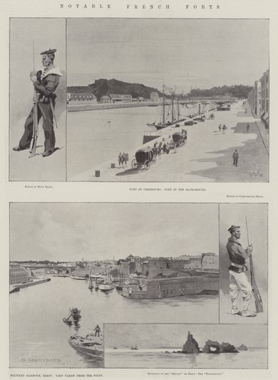 Notable French Forts by Charles Auguste Loye